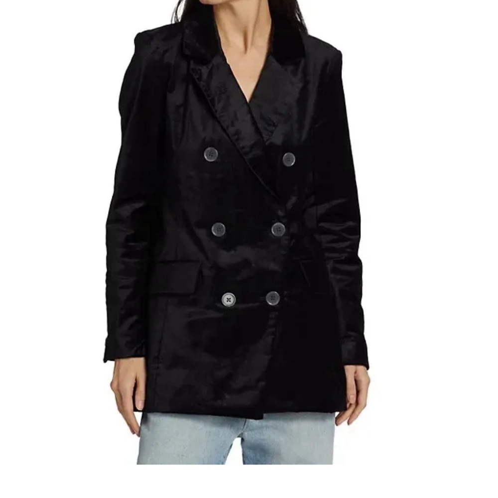 Free People Velvet Cosmo Blazer
